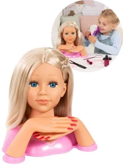 Bayer Design Charlene Magic Nails stylinghode 27 cm – frisør- og neglesett