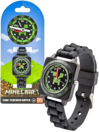 Accutime Minecraft analog klokke - lær klokken