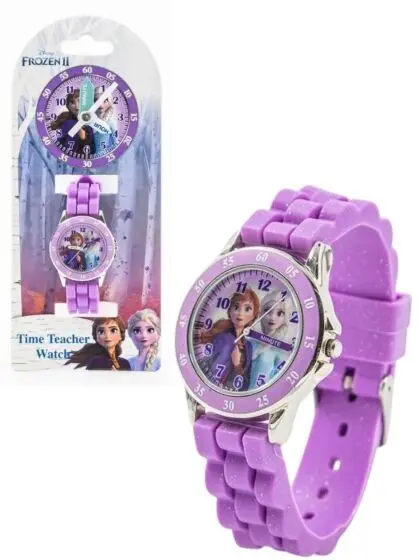 Accutime Frozen analog klokke – lær klokken