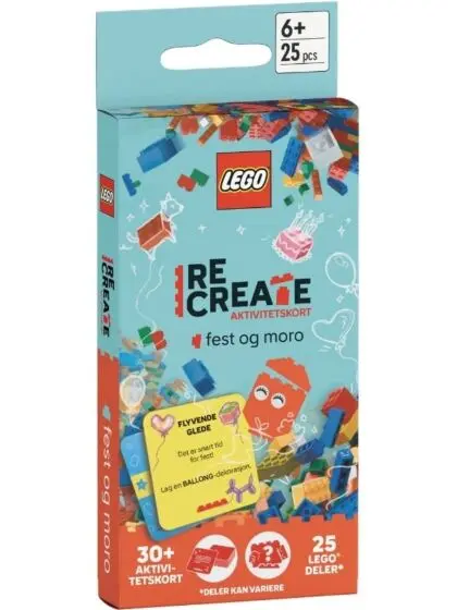 LEGO Recreate Aktivitetskort – Fest og Moro
