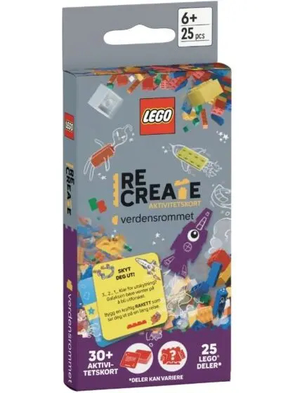 LEGO Recreate Aktivitetskort – Verdensrommet