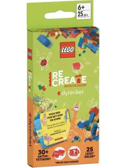 LEGO Recreate Aktivitetskort – Dyreriket