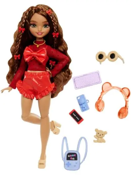 Barbie Dream Besties Teresa mote dukke med brunt hår og tilbehør