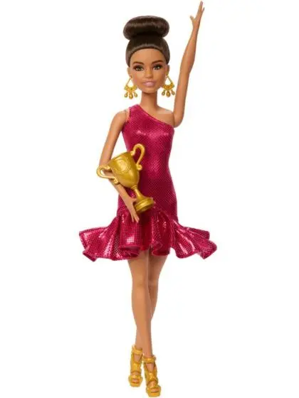 Barbie Selskapsdanser dukke med kjole og trofé