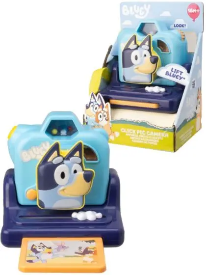 Bluey lekekamera med lyd og musikk