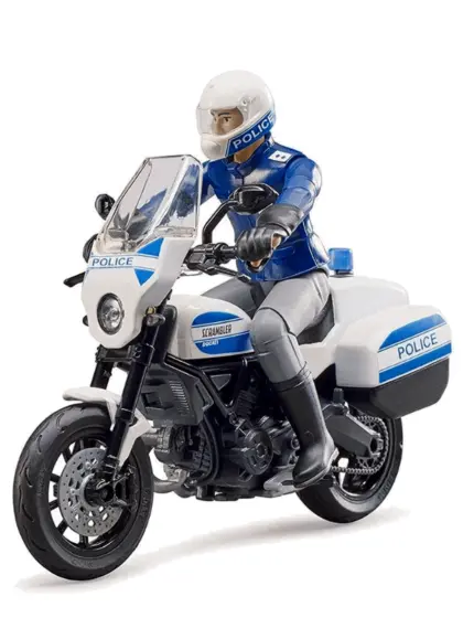 Bruder Scrambler Ducati Politimotorsykkel med sjåfør - 62731