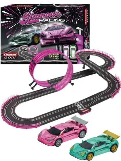 Carrera GO!!! Bilbane Glamour Racing - med 2 biler