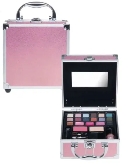 Casuelle sminkekoffert mini Gavesett – rosa