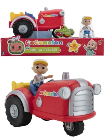 CoComelon musikalsk traktor med JJ figur - 25 cm