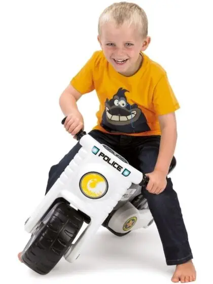 Dantoy Classic politimotorsykkel med 2 hjul - 72 cm