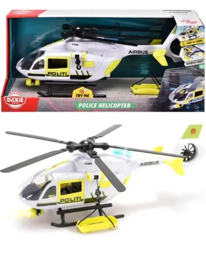 Dickie Toys Norsk politihelikopter med lyd og lys - 30 cm