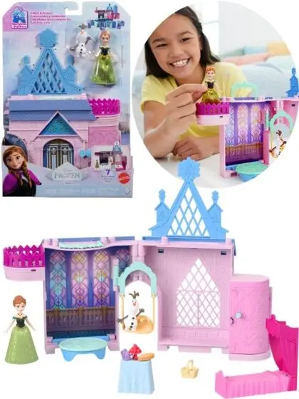 Disney Frozen Anna Storytime Stackers lekesett med 2 figurer - 7 deler