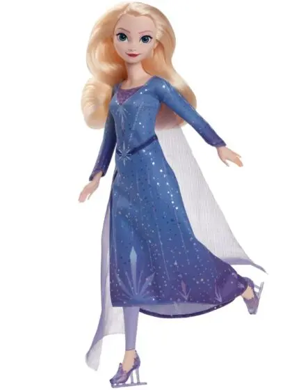 Disney Frozen Winter Festival Elsa dukke med kjole og skøyter