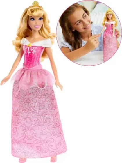 Disney Princess Aurora dukke med tilbehør - 27 cm