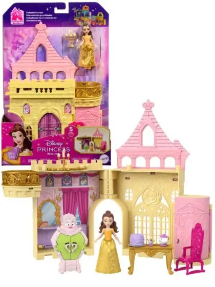 Disney Princess Belle Storytime Stackers lekesett med figur - 10 deler