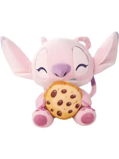 Disney Stitch Angel bamse med kjeks - 25 cm