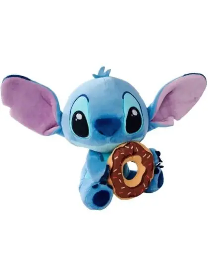 Disney Stitch bamse med donut - 25 cm