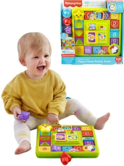 Fisher Price Roll and Spin - interaktivt brettspill med lys, lyder og setninger