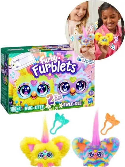 Furby Furblets Interaktive figurer - Nug-Ette & Swee-Dee Spring Mini Friends