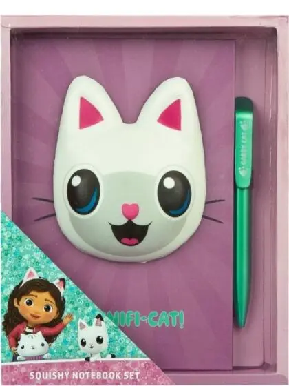 Gabbys Dukkehus Squishy Notatbok med kulepenn
