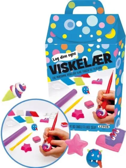 Gøy å lage hobbysett - Lag dine egne viskelær