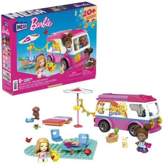 Mega Construx Barbie Adventure DreamCamper byggesett