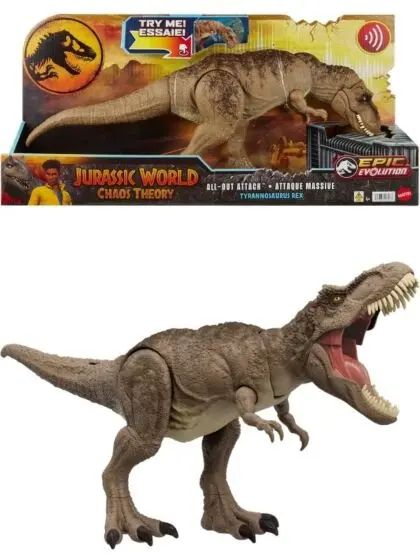 Jurassic World All-Out Attack – T-Rex med realistiske bevegelser og lyd