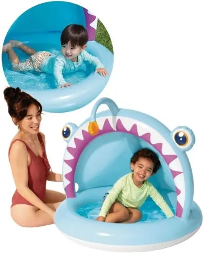 Intex Oppblåsbar babybasseng marulk - 127 cm