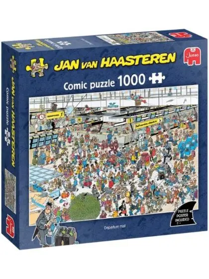 Jan van Haasteren puslespill 1000 brikker - Departure Hall