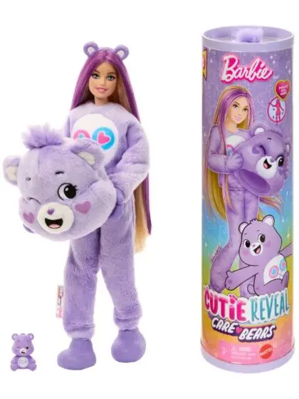 Barbie Cutie Reveal Care Bears Series – share Bear dukke med 10 overraskelser