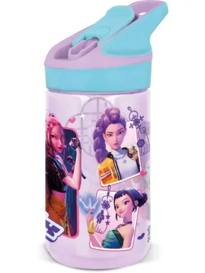 K-Pop Demon Hunters Tritan Premium drikkeflaske med sugerør - 480 ml