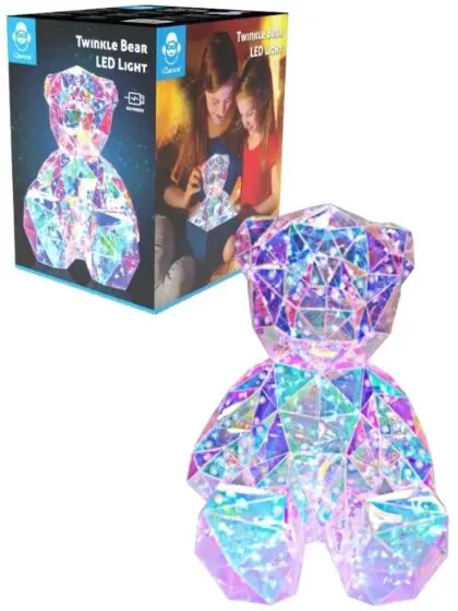 Twinkle Bear LED-lampe – magisk krystallbjørn for barnerommet