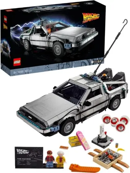 LEGO Icons 10300 Tidsmaskinen fra Tilbake til fremtiden