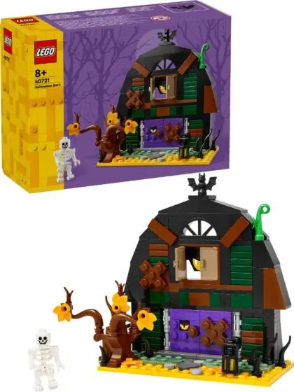 LEGO 40721 Halloween-dekorert låve