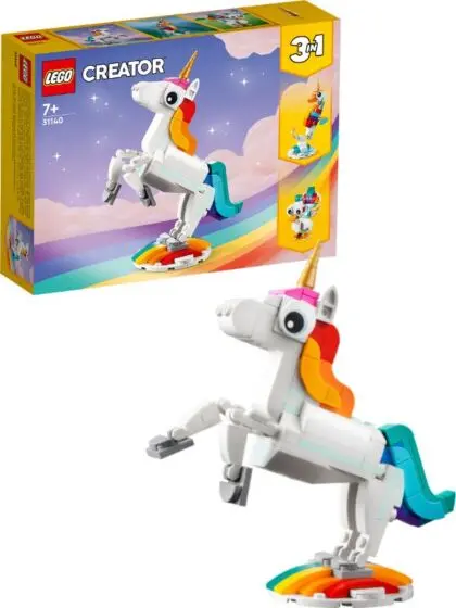 LEGO Creator 31140 3-i-1 Magisk enhjørning