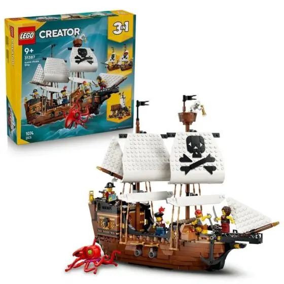 LEGO Creator 31387 Ikonisk sjørøverskute