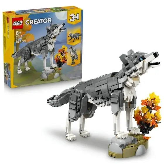 LEGO Creator 31393 Skogsdyr: Gråulv
