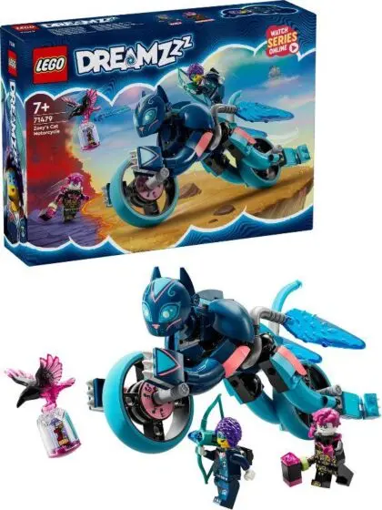 LEGO DREAMZzz 71479 2-i-1 Zoeys kattemotorsykkel
