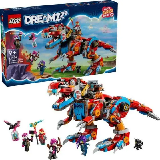 LEGO DREAMZzz 71484 2-i-1 Coopers robotdinosaur C-Rex