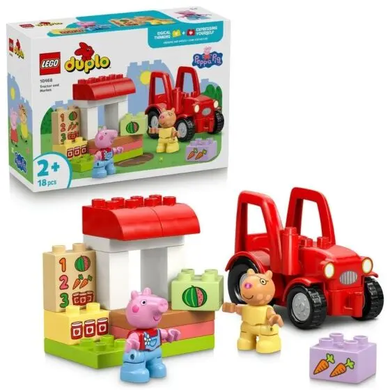 LEGO DUPLO 10468 Peppa Gris Traktor og marked