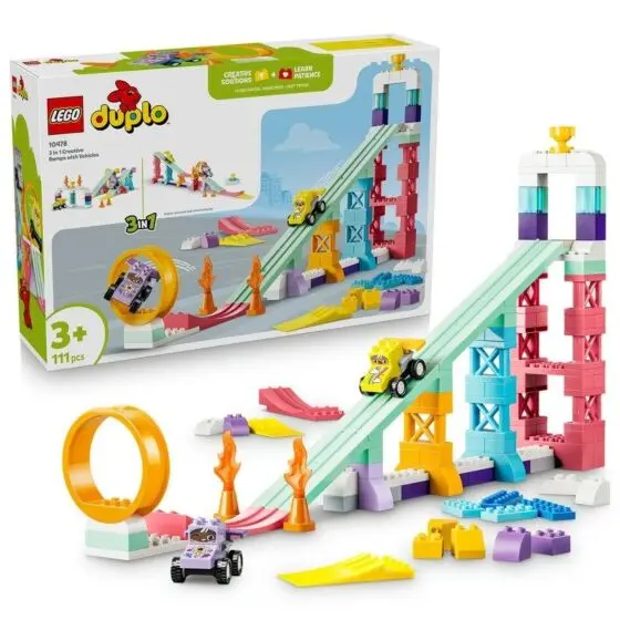 LEGO DUPLO Town 10478 3-i-1 Kreative ramper med biler