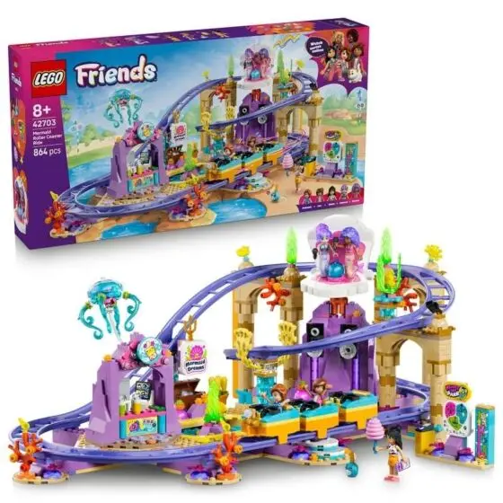 LEGO Friends 42703 Berg-og-dal-bane med havfruetema
