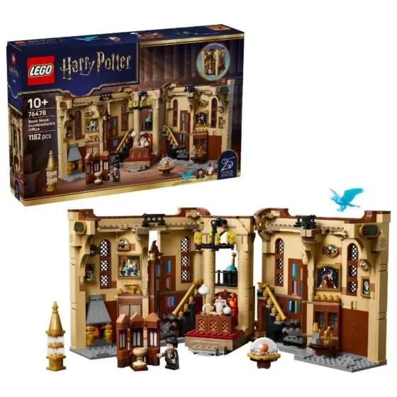 LEGO Harry Potter 76478 Bokstøtter: Humlesnurrs kontor
