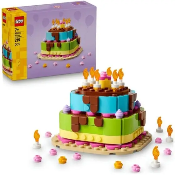 LEGO Iconic 40815 Bursdagskake med dekorasjoner