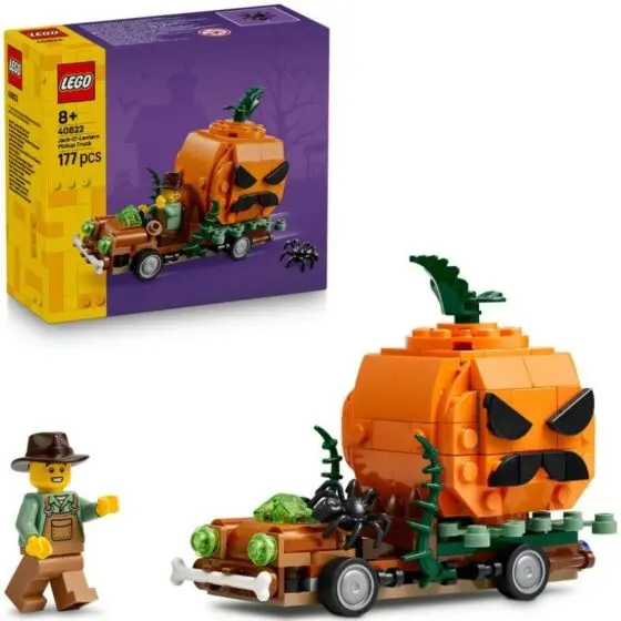 LEGO Iconic 40822 Pickup med gresskarlykt