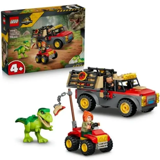 LEGO Jurassic World 77978 T. rex-unge og transportlastebil