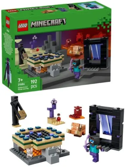 LEGO Minecraft 21584 Reise gjennom portalene til Nether og End