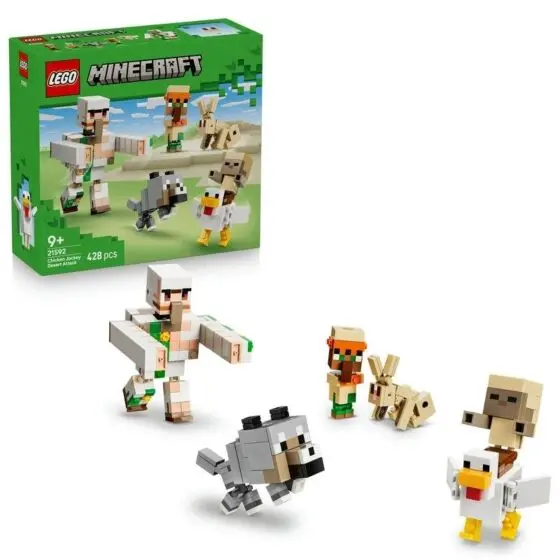LEGO Minecraft 21592 Ørkenangrep med hønse-jockey