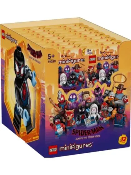 LEGO Minifigures 71050 Spider-Man: Across the Spider-Verse - komplett boks med 36 minifigurer