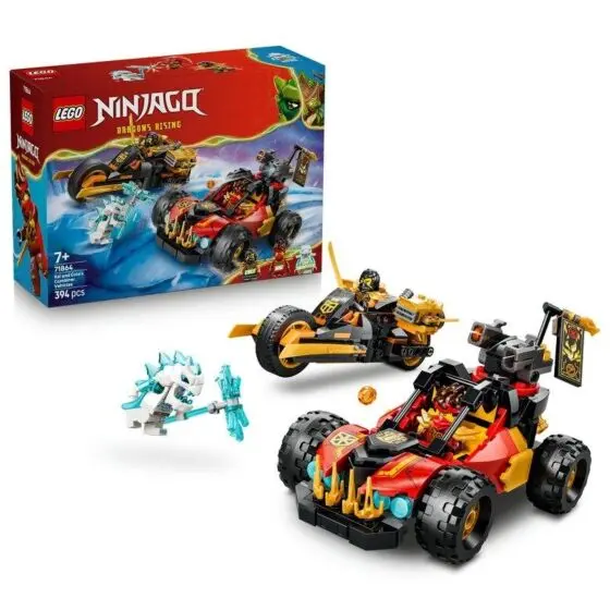 LEGO NINJAGO 71864 Kai og Coles kombokjøretøy